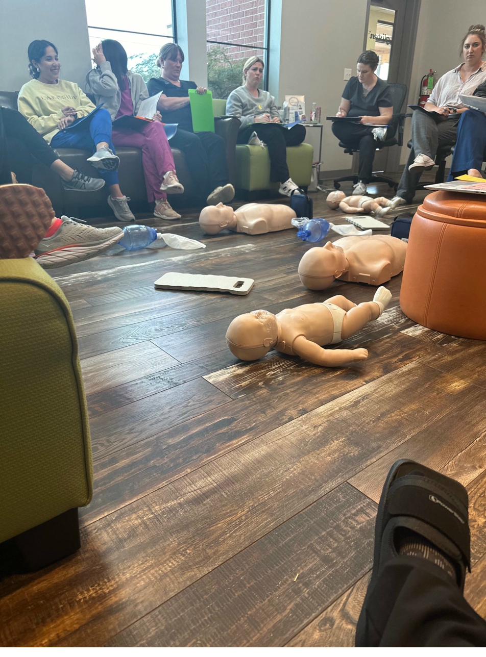 CPR training class